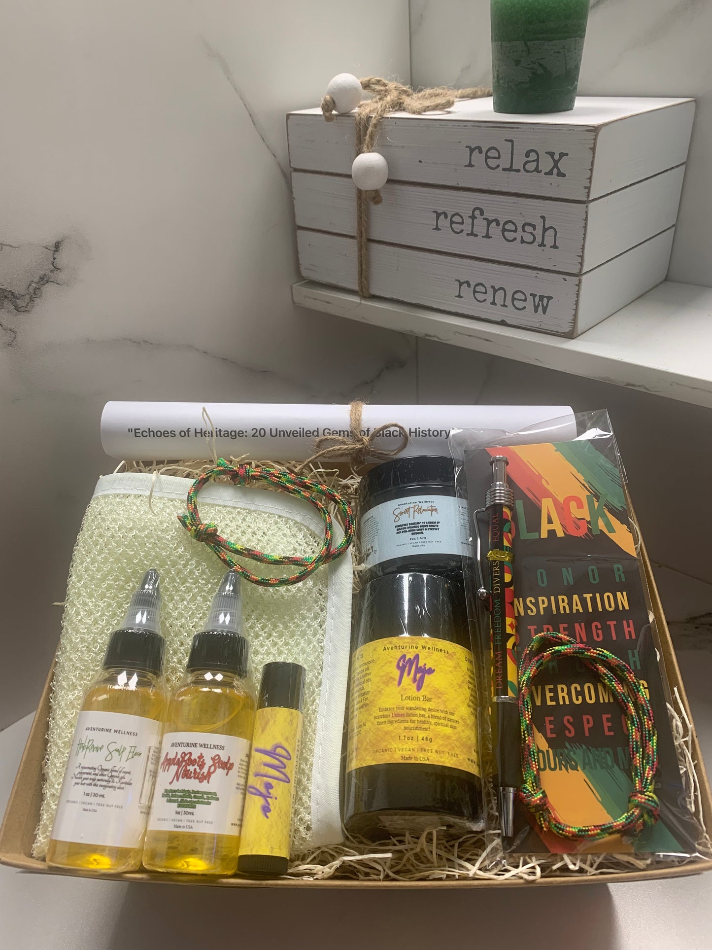 In Celebration of Black History -  "Roots & Radiance: Afro-Care Wellness Bundle"