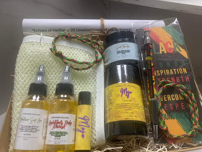 In Celebration of Black History -  "Roots & Radiance: Afro-Care Wellness Bundle"