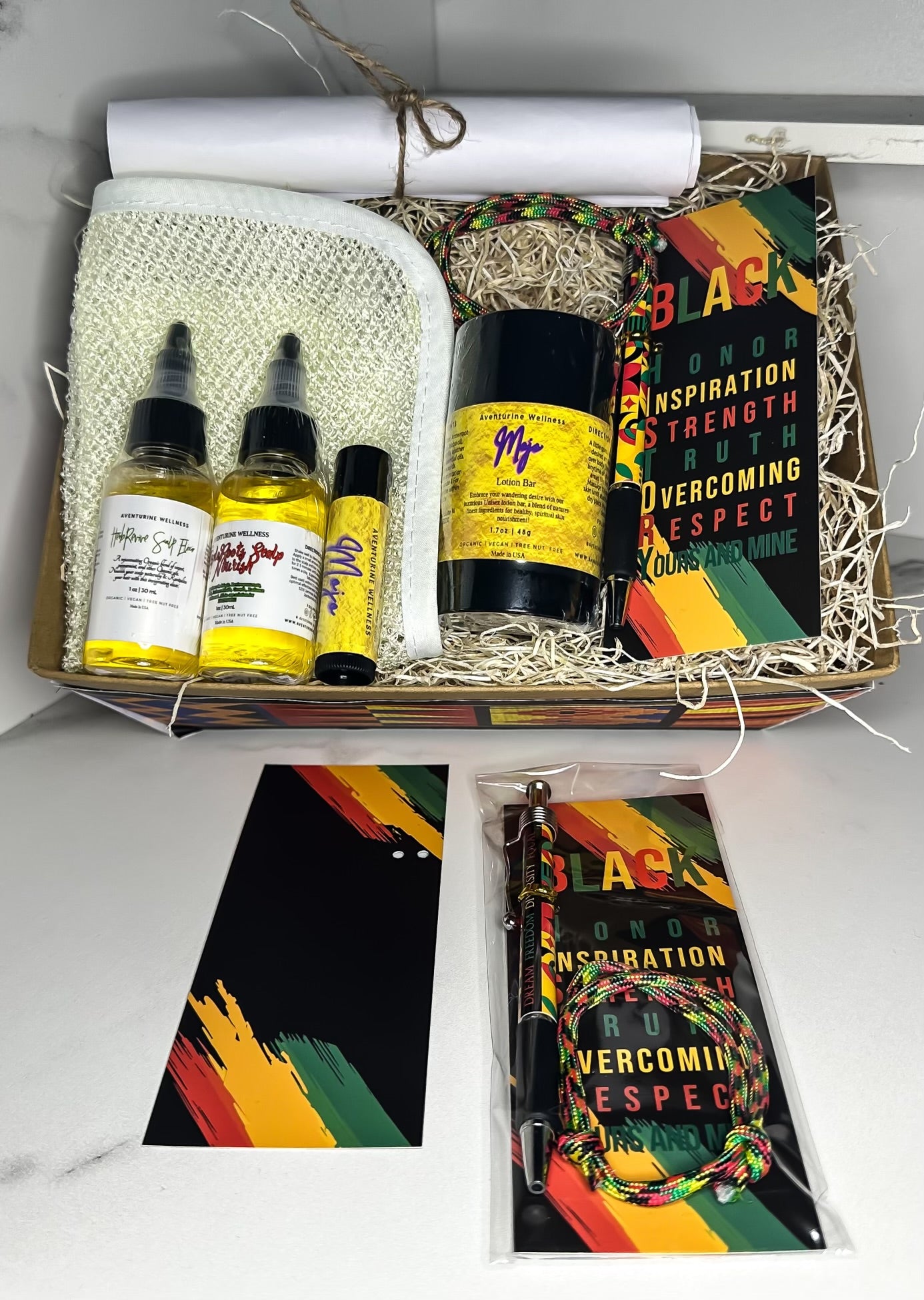 In Celebration of Black History -  "Roots & Radiance: Afro-Care Wellness Bundle"