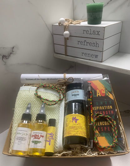 In Celebration of Black History -  "Roots & Radiance: Afro-Care Wellness Bundle"